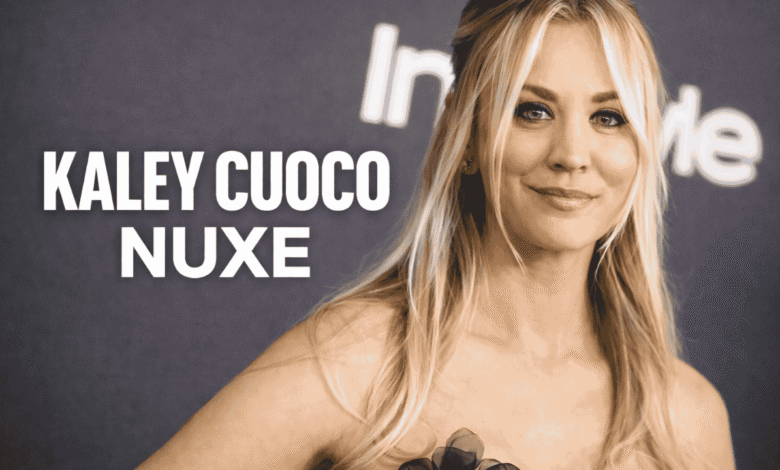 kaley cuoco nuxe